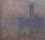 Claude Monet Houses of Parliament,Fog Effect painting